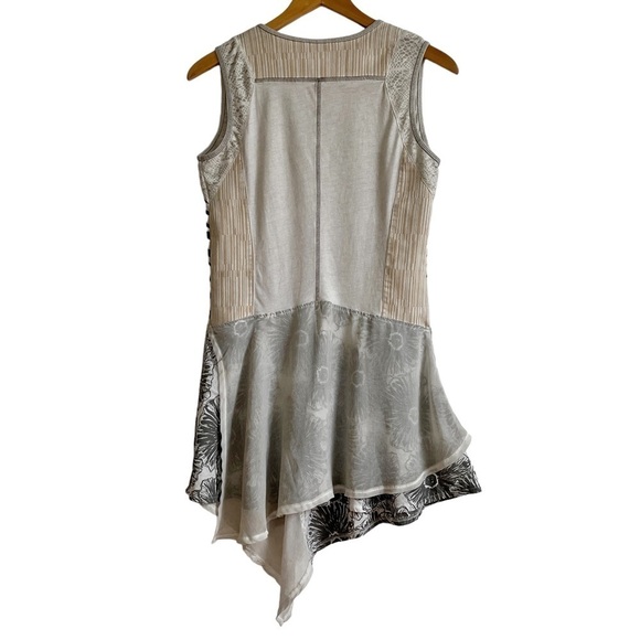 Angels Never Die Boho Sleeveless Layered FloralAsymmetrical Dress - Picture 11 of 14